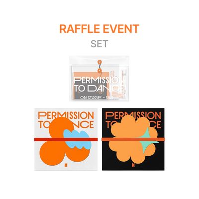 [RAFFLE EVENT] PERMISSION TO DANCE ON STAGE - LIVE (Set) + PERMISSION TO DANCE - SEOUL (DIGITAL CODE)