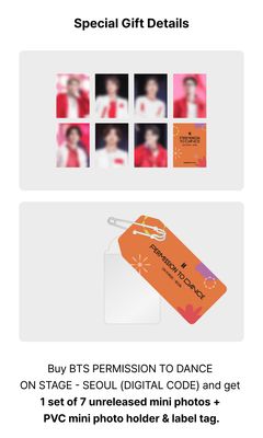 [RAFFLE EVENT] PERMISSION TO DANCE ON STAGE - LIVE (Set) + PERMISSION TO DANCE - SEOUL (DIGITAL CODE)