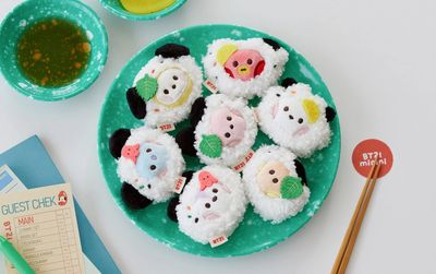 BT21 minini Plush Magnet Bunsik