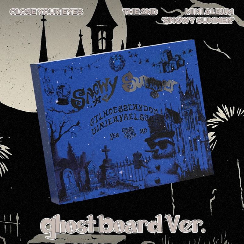 [LUCKY DRAW EVENT] CLOSE YOUR EYES - 2nd Mini Album 'Snowy Summer' Ghost Board Ver.
