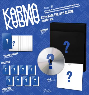 STRAY KIDS 4TH ALBUM "KARMA" COMPACT VER.