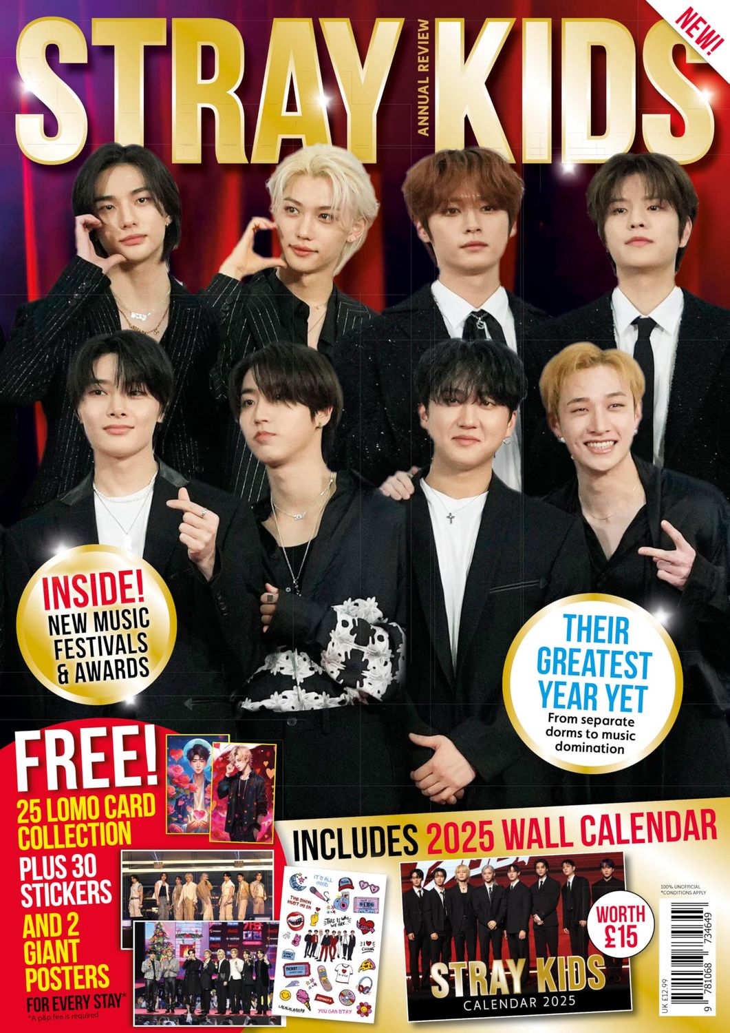 ANNUAL REVIEW MAGAZINE STRAY KIDS COVER