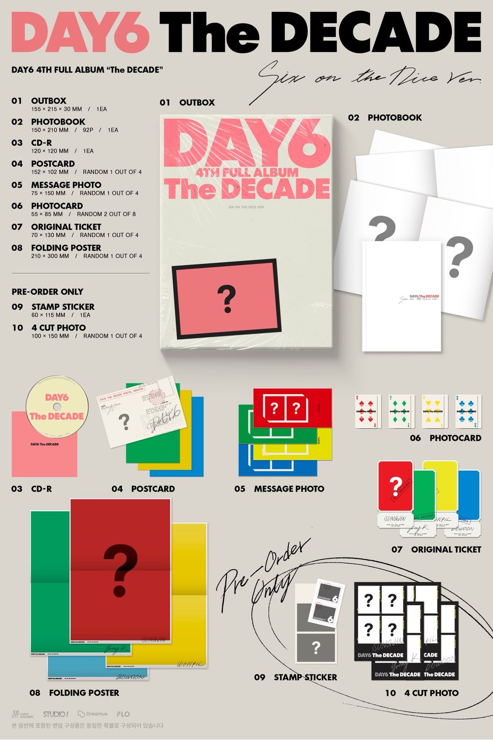 DAY6 - THE DECADE 4th Album STANDARD Ver.