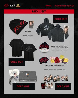 MINGI <FIX ON> HBD POP-UP MERCH