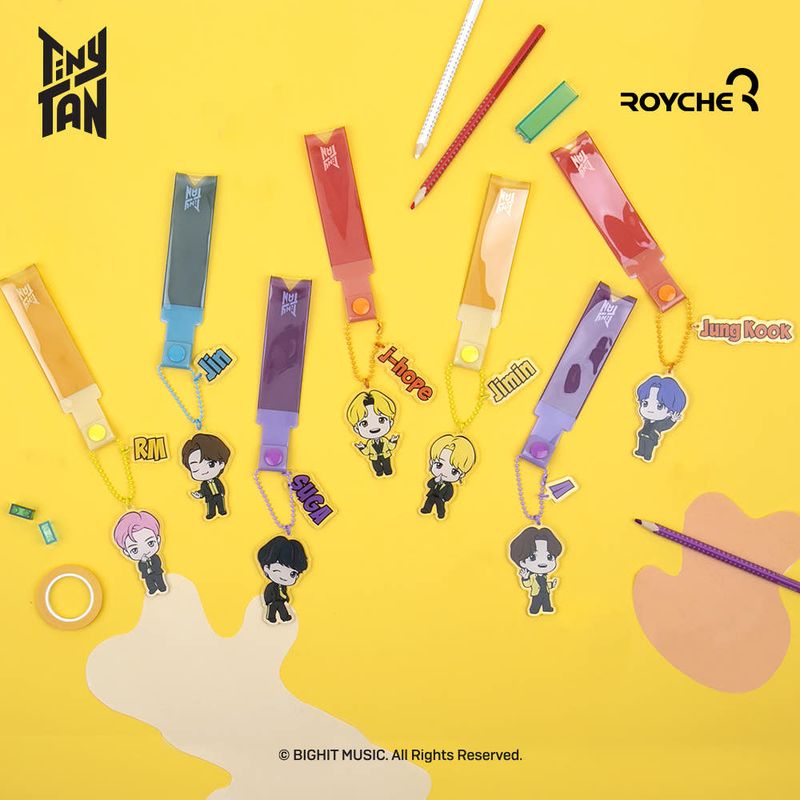 BTS TinyTAN Butter Acrylic Strap Keyring