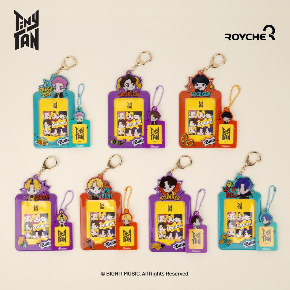 BTS TinyTAN Butter Photocard Key Holder