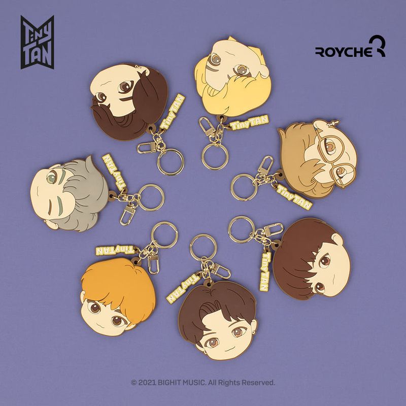 BTS TinyTAN Dynamite Mirror Keyring