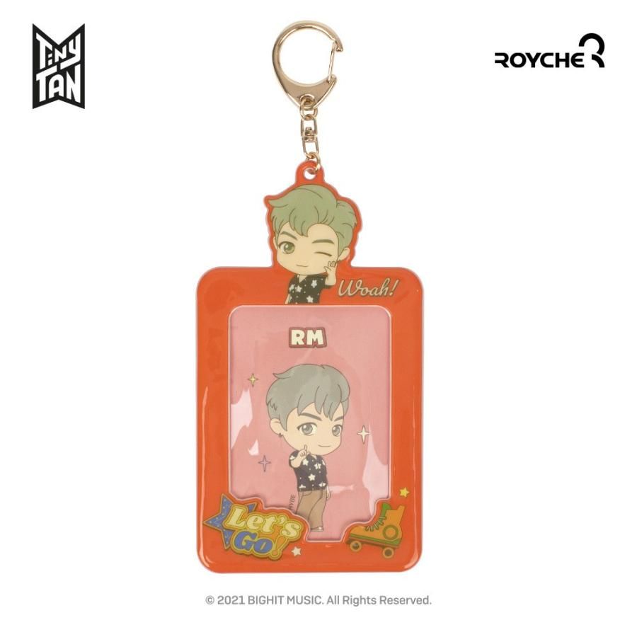 BTS TinyTAN Dynamite Photocard Key Holder, Choose Item: RM
