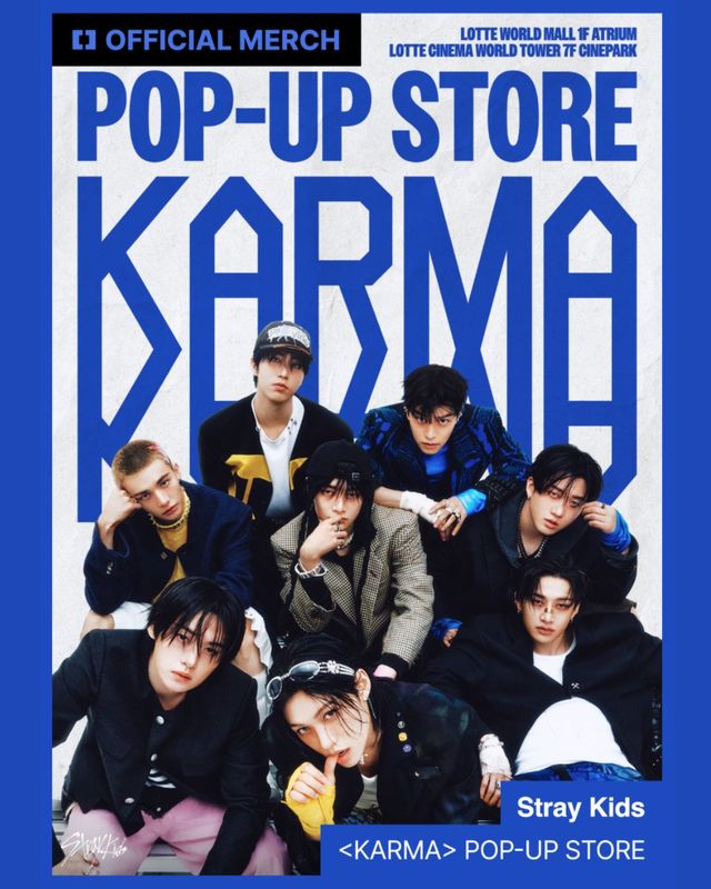 [1/2] STRAY KIDS 4TH ALBUM "KARMA" POP-UP STORE