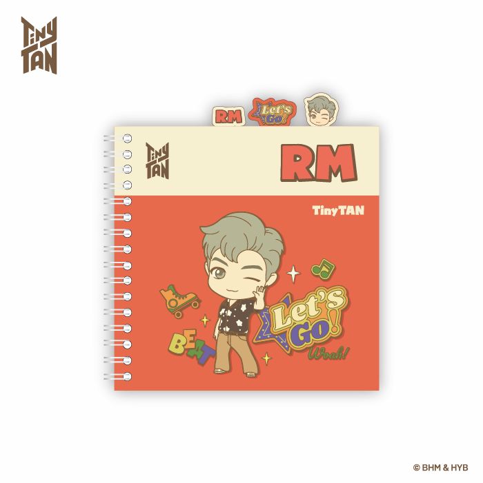 BTS TinyTAN Dynamite Index Notebook, Choose Item: RM