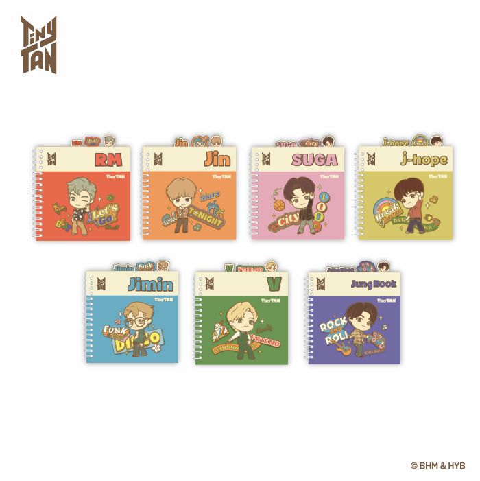 BTS TinyTAN Dynamite Index Notebook