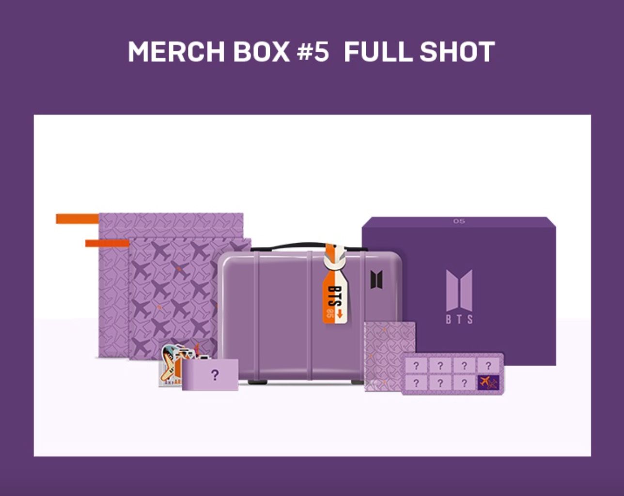 アイドル BTS march box #5 BTS | MERCH BOX #5