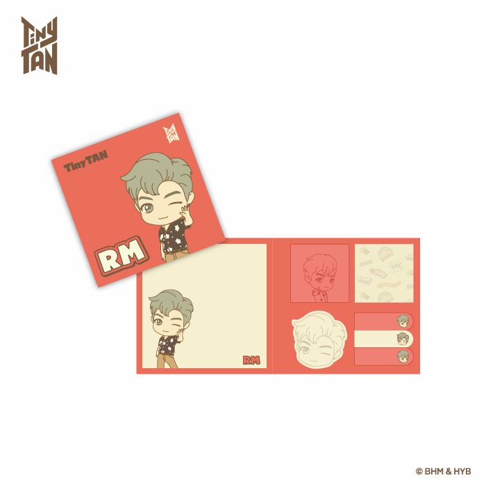 BTS TinyTAN Dynamite Memo Pad, Choose Item: RM