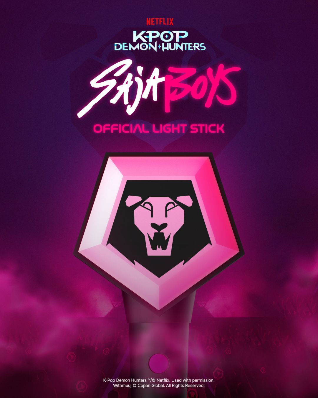 KPOP DEMON HUNTERS - SAJA BOYS OFFICIAL LIGHT STICK