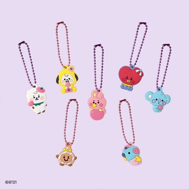 BT21 Simple Keyring Jelly Candy