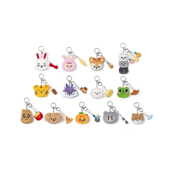 SEVENTEEN MINITEEN Face Plush Keyring, Choose Character: CHOITCHERRY