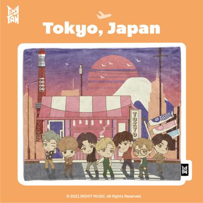 BTS TinyTAN Blanket City Series (Tokyo, Japan)