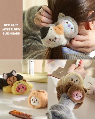 BT21 BABY MORE FLUFFY PLUSH BAND - LINE FRIENDS