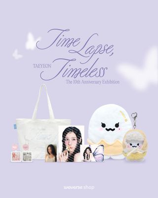 TAEYEON The 10th Anniversary Exhibition [Time Lapse, Timeless] Merch