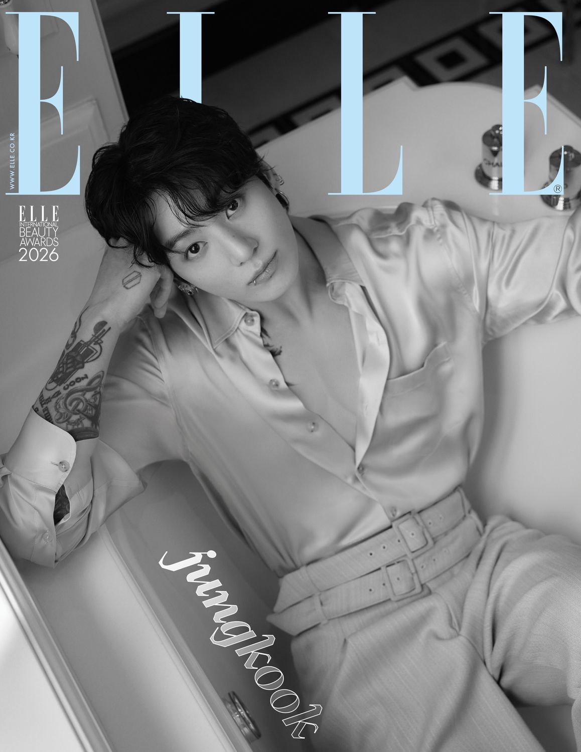 BTS Jung Kook ELLE Magazine Januari 2026
