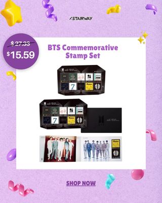 BTS COMMEMORATIVE STAMP
