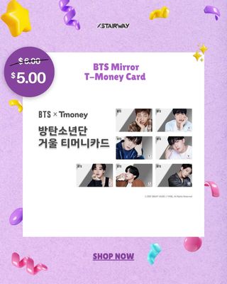 [BTS] Mirror T-Money Card (2021 Edition)