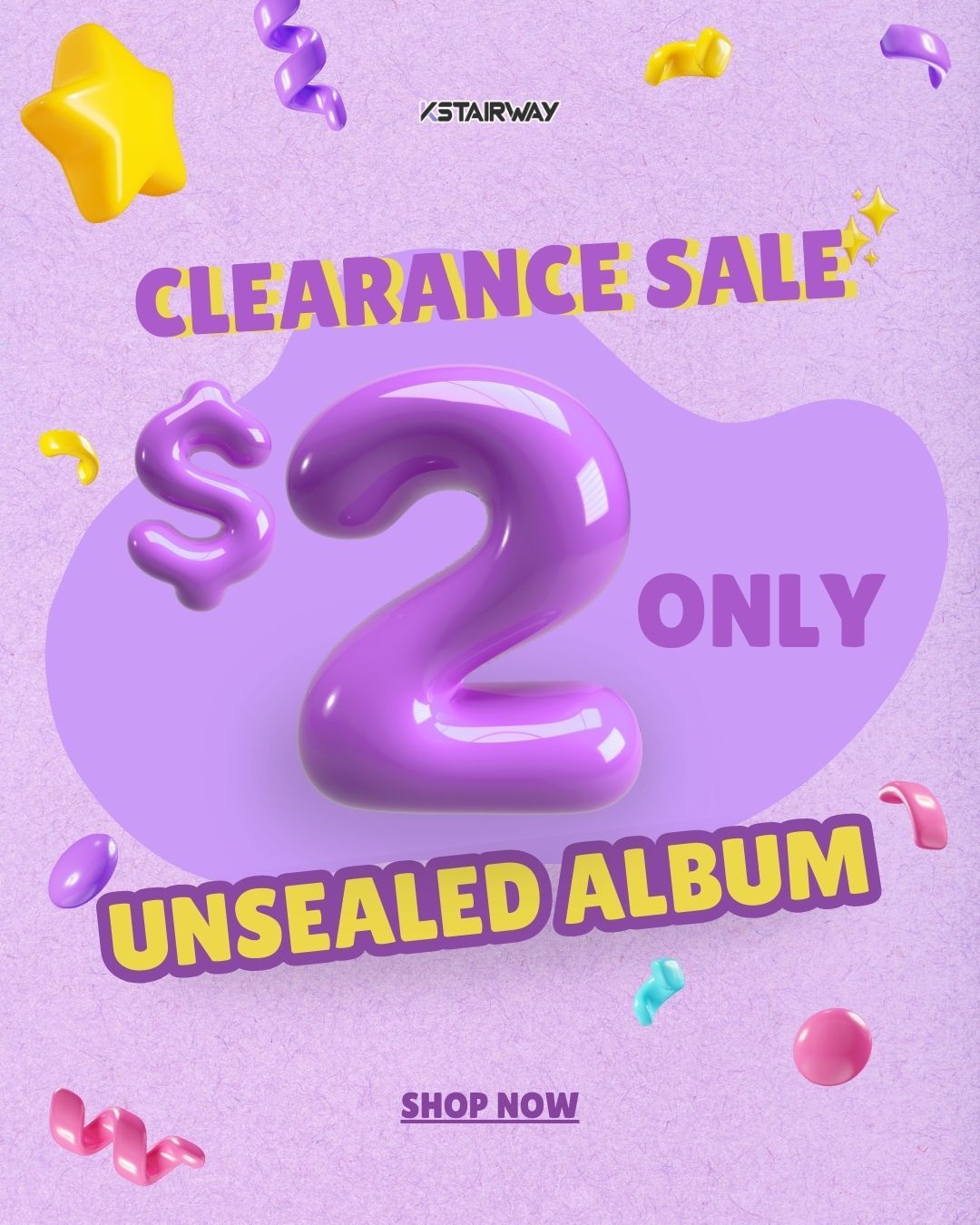 [CLEARANCE SALE] Start From USD$2 Cheap Kpop UNSEALED Album