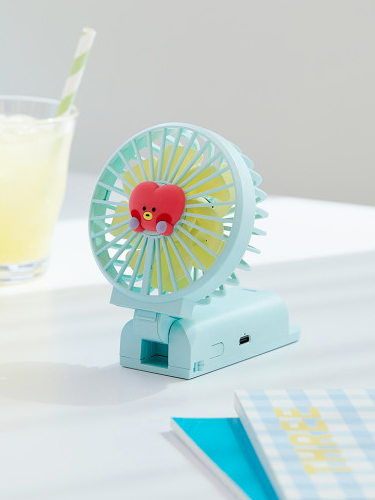 BT21 Mini Dual Blade Handy Fan, Choose Item: TATA