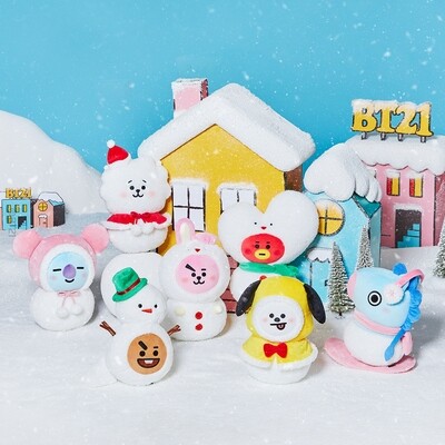BT21 Winter Edition Standing Dolls