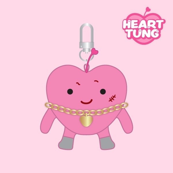 Stray Kids (스트레이 키즈) "CASE 143" HEART TUNG / HEART TAENG KEYRING OFFICIAL MERCH #straykids, Choose Item: 하퉁 HEART TUNG Keyring (PINK) - Stray Kids "CASE 143" OFFICIAL MERCH