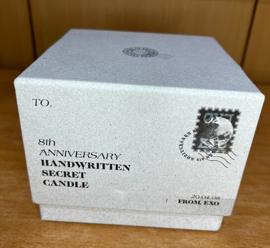 [CLEARANCE SALE] EXO, Choose Item: CHANYEOL - EXO 8th Anniversary Handwritten Secret Candle