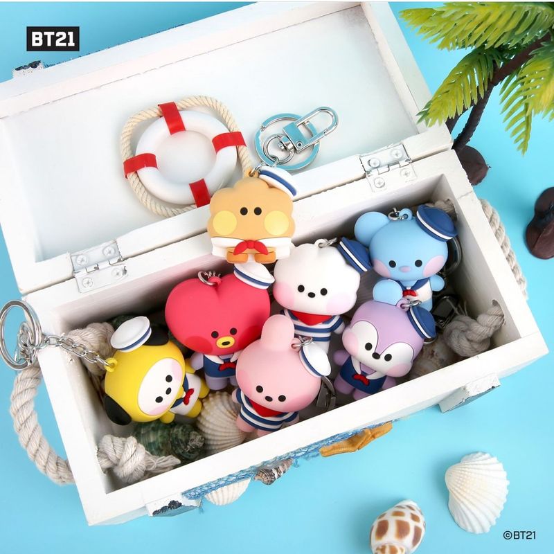 BT21 Minini Figure Keyring Marine