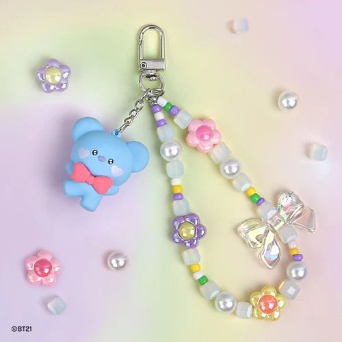 BT21 Beads Strap Keyring Lovely, Choose Item: KOYA