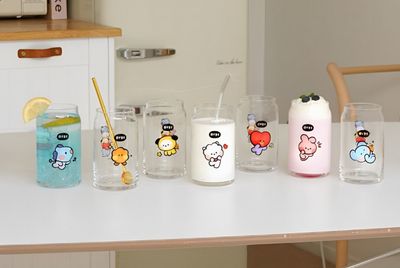 BT21 minini Glass Cup 490ml BT21 minini Glass Cup 490ml