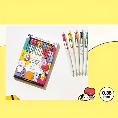BT21 Uni-Ball One 0.38mm 8 Color Set