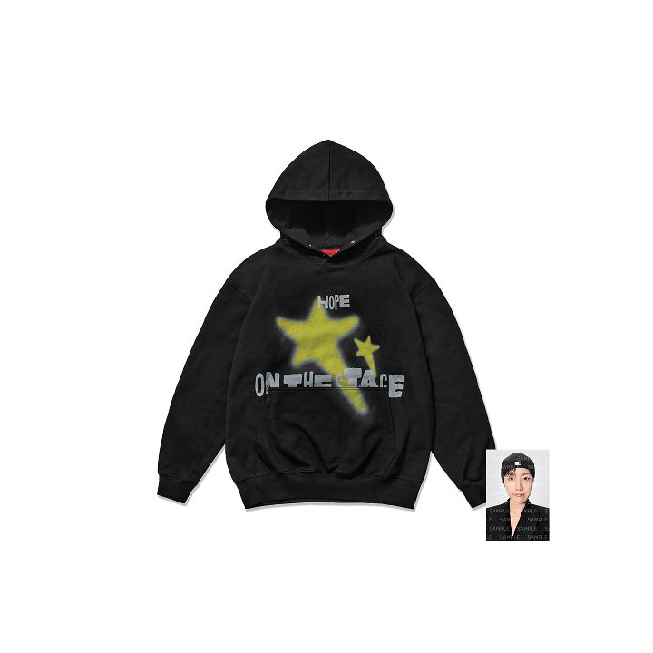 J-hope Tour 'HOPE ON THE STAGE' Official Merch, Choose Item: Hoodie (Black) Size L