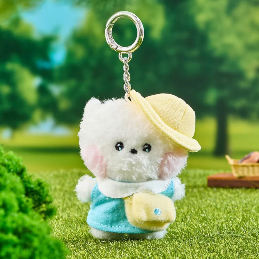 BT21 mini minini PLUSH KEYRING PICNIC MATE BT21 mini minini PLUSH KEYRING PICNIC MATE, Choose Item: RJ