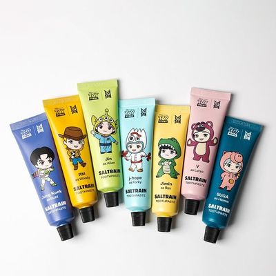 BTS TinyTAN as ToyStory SALTRAIN TOOTHPASTE BTS TinyTAN as ToyStory SALTRAIN TOOTHPASTE