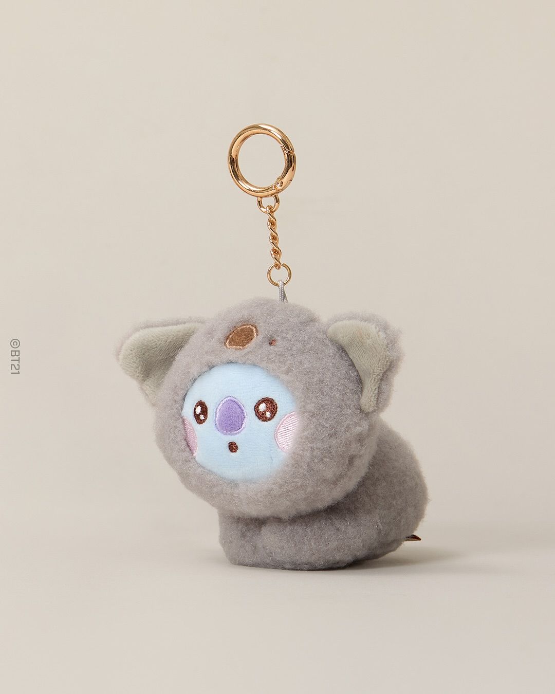 BT21 BABY MORE FLUFFY KEYRING - LINE FRIENDS BT21 BABY MORE FLUFFY KEYRING - LINE FRIENDS, Choose Item: KOYA - Koala Doll