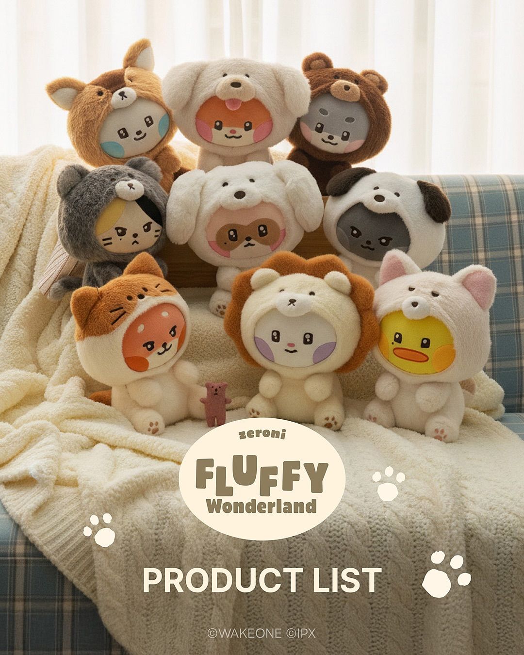 ZEROBASEONE zeroni Fluffy Wonderland Pop-Up Merch