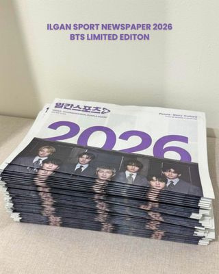 BTS x Ilgan Sports 2026 Newspaper Limited Edition (2026.03.16)