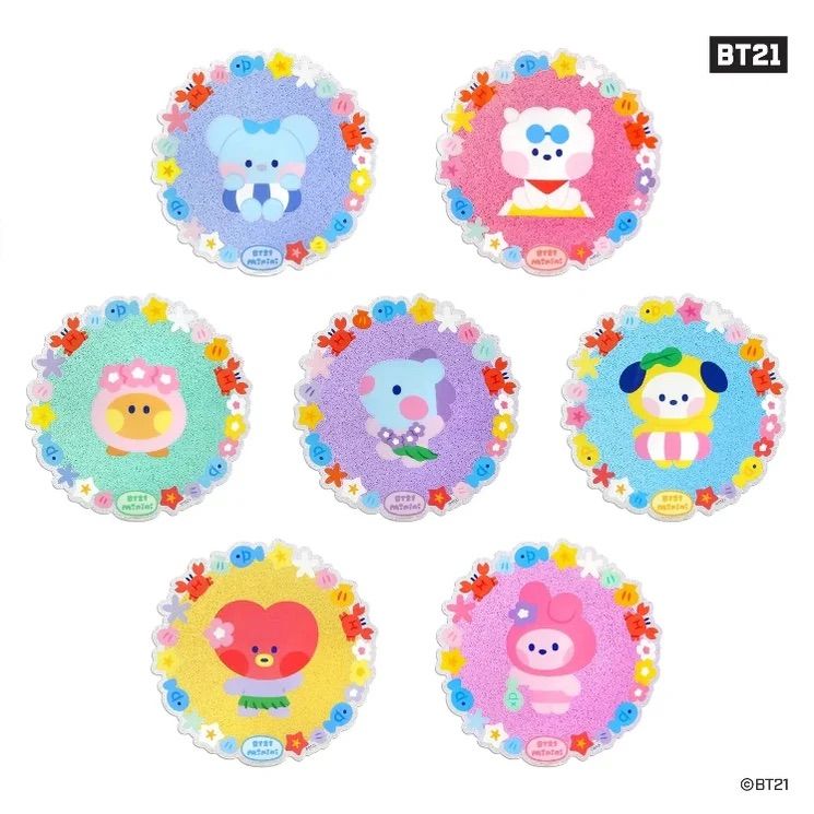 BT21 Acrylic Coaster [Summer Sky]
