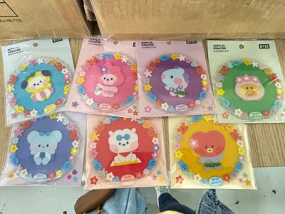 BT21 Acrylic Coaster [Summer Sky]