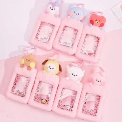 BT21 x SANFU Official Love Poem Photocard Holder Pink Edition