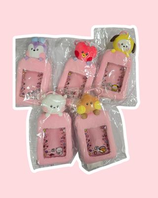 BT21 x SANFU Official Love Poem Photocard Holder Pink Edition