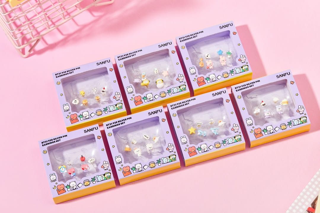 BT21 x SANFU Official 925 Silver Pin