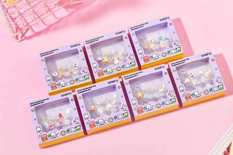 BT21 x SANFU Official 925 Silver Pin