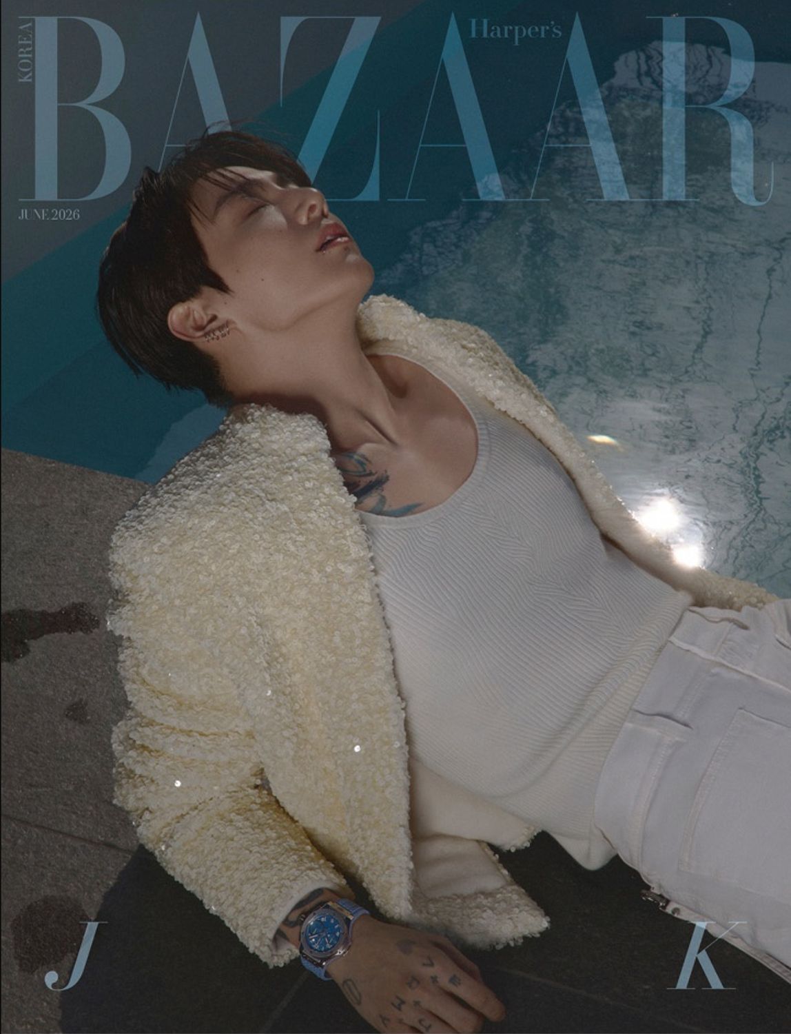 BTS Jung Kook Harper's BAZAAR (2026.06) - Kstairway | Kpop Merch