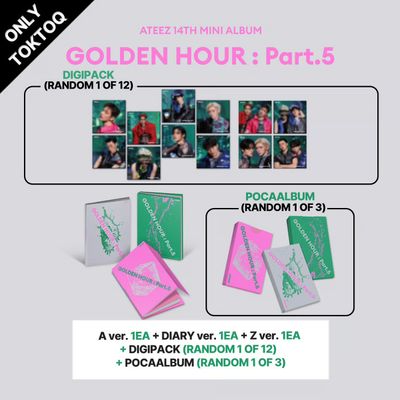 ATEEZ 14th Mini Album GOLDEN HOUR : Part.5