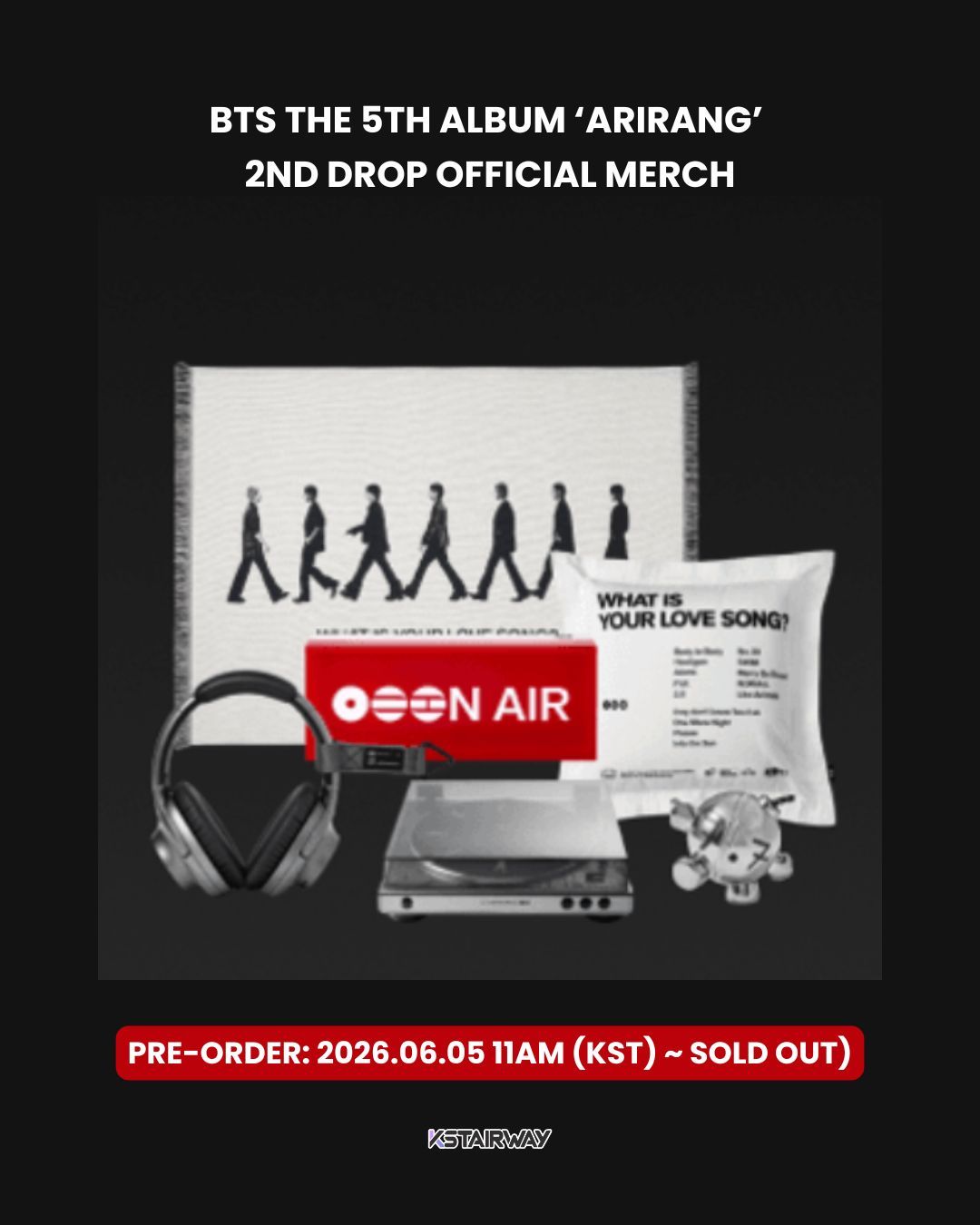BTS The 5th Album ‘ARIRANG’ 2nd Drop Official Merch BTS The 5th Album ‘ARIRANG’ 2nd Drop Official Merch
